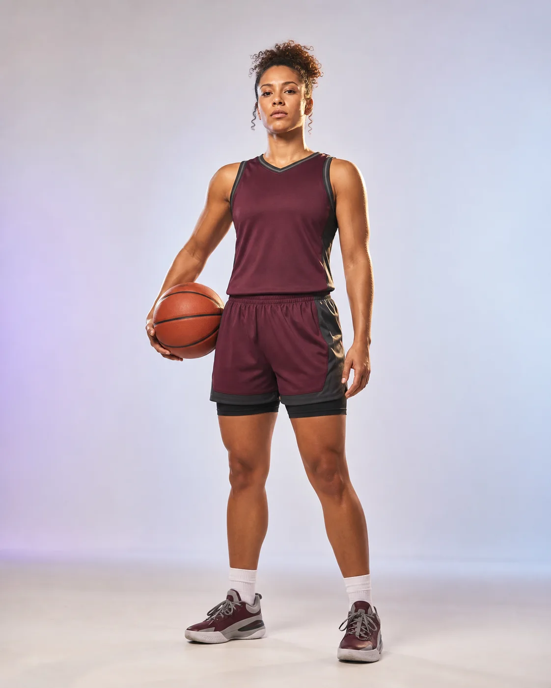 Basketball athlete representing the Apex standard